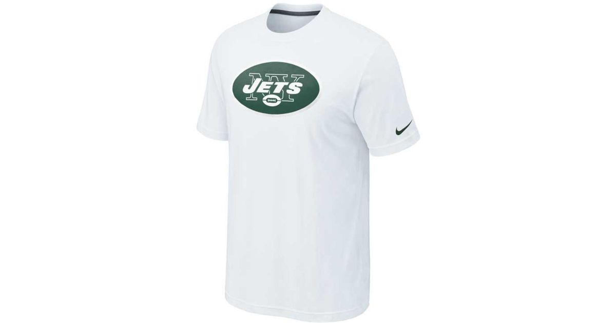 Nike Mens Short Sleeve New York Jets Tshirt in White for Men | Lyst