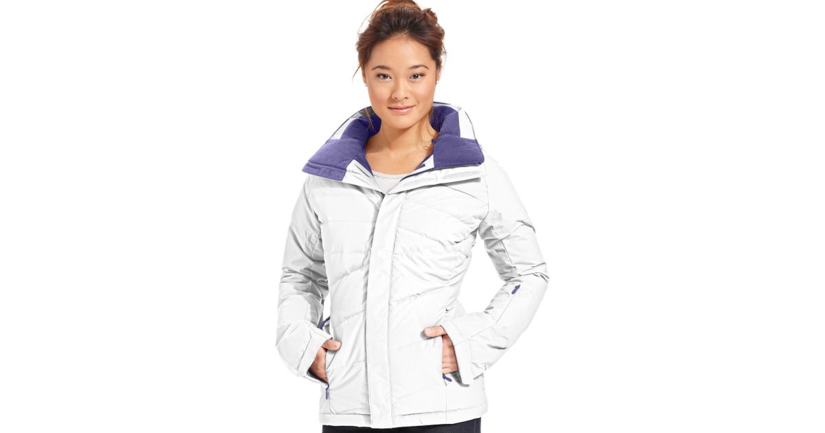 the north face heavenly down hooded puffer jacket