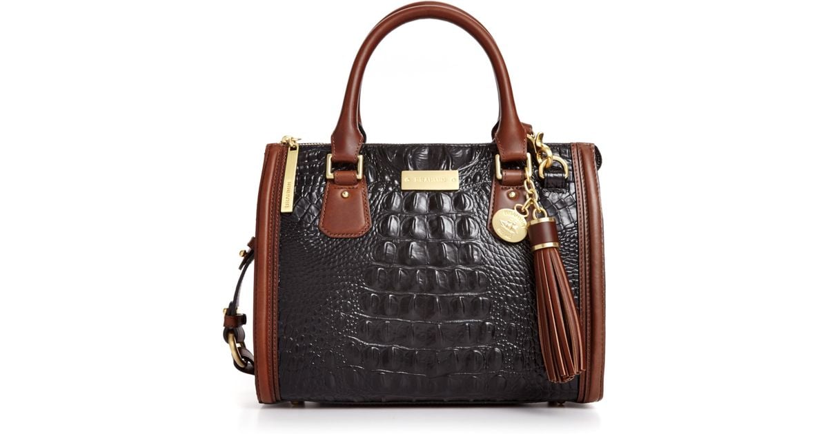 Brahmin Black Vermeer Anywhere Convertible Satchel Lyst