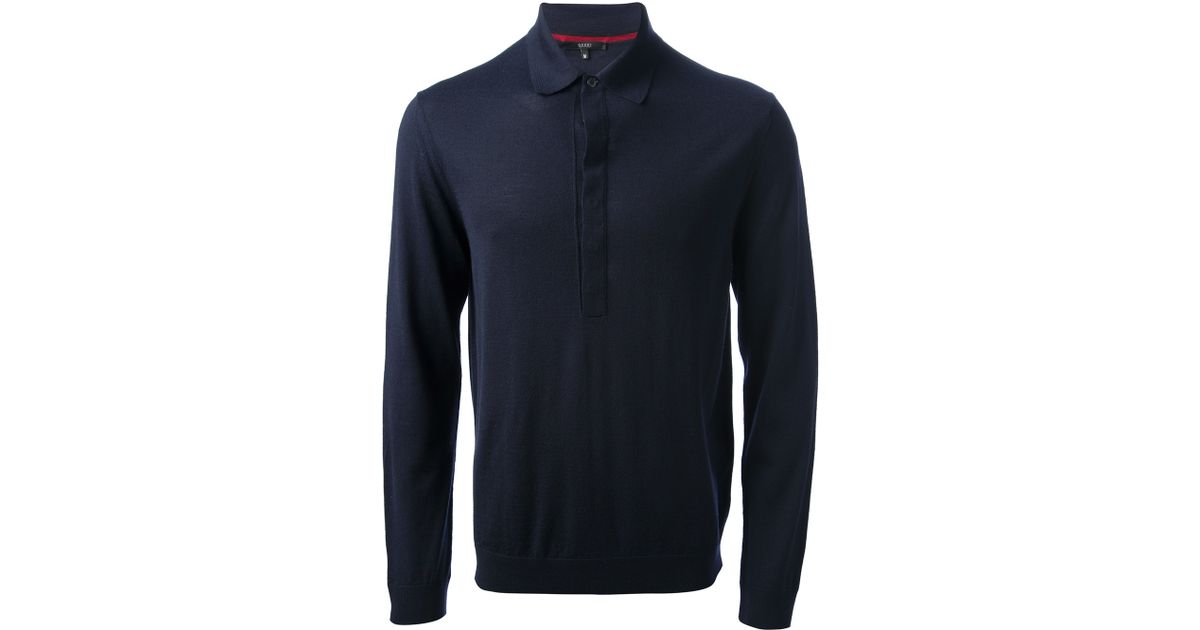 gucci long sleeve polo
