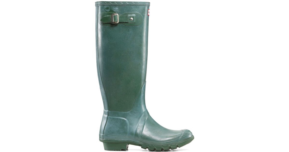 hunter dark olive rain boots