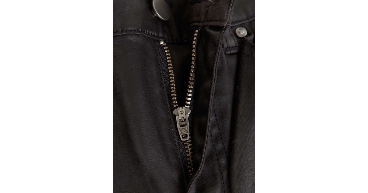 topman coated jeans