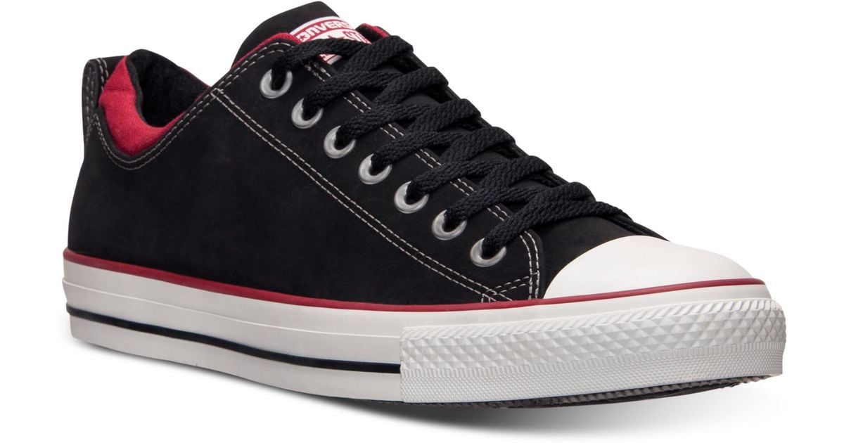 Converse Mens Chuck Taylor Dual Collar Low Casual Sneakers From Finish Line  in Red for Men | Lyst