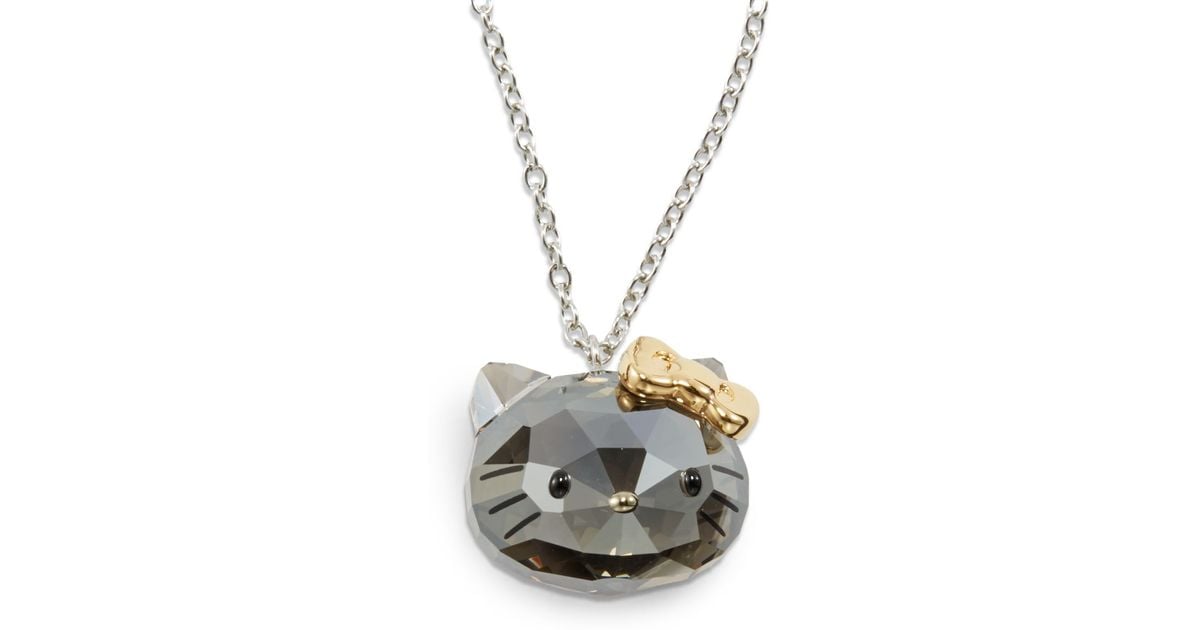 Swarovski | Jewelry | Hello Kitty Swarovski Pendant And Necklace | Poshmark