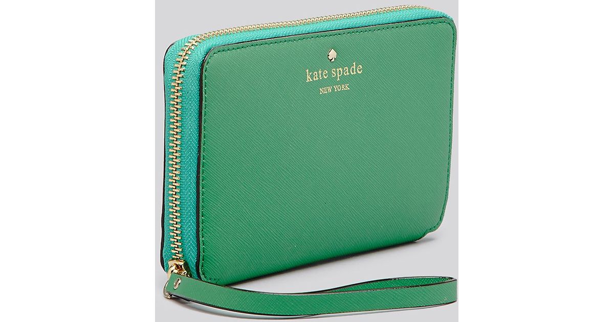 Kate Spade Tech Wristlet Cedar Street Laurie in Green Lyst