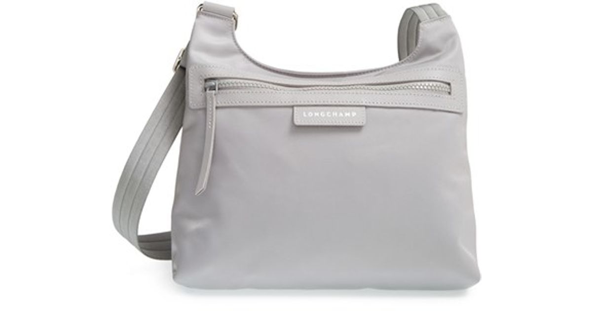 Longchamp Gray Le Pliage Neo Crossbody Bag