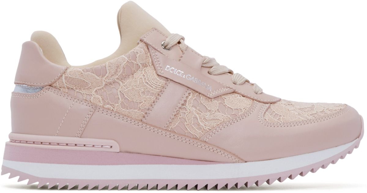 dolce and gabbana trainers pink
