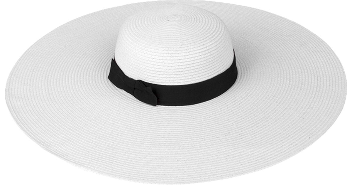 white floppy hat