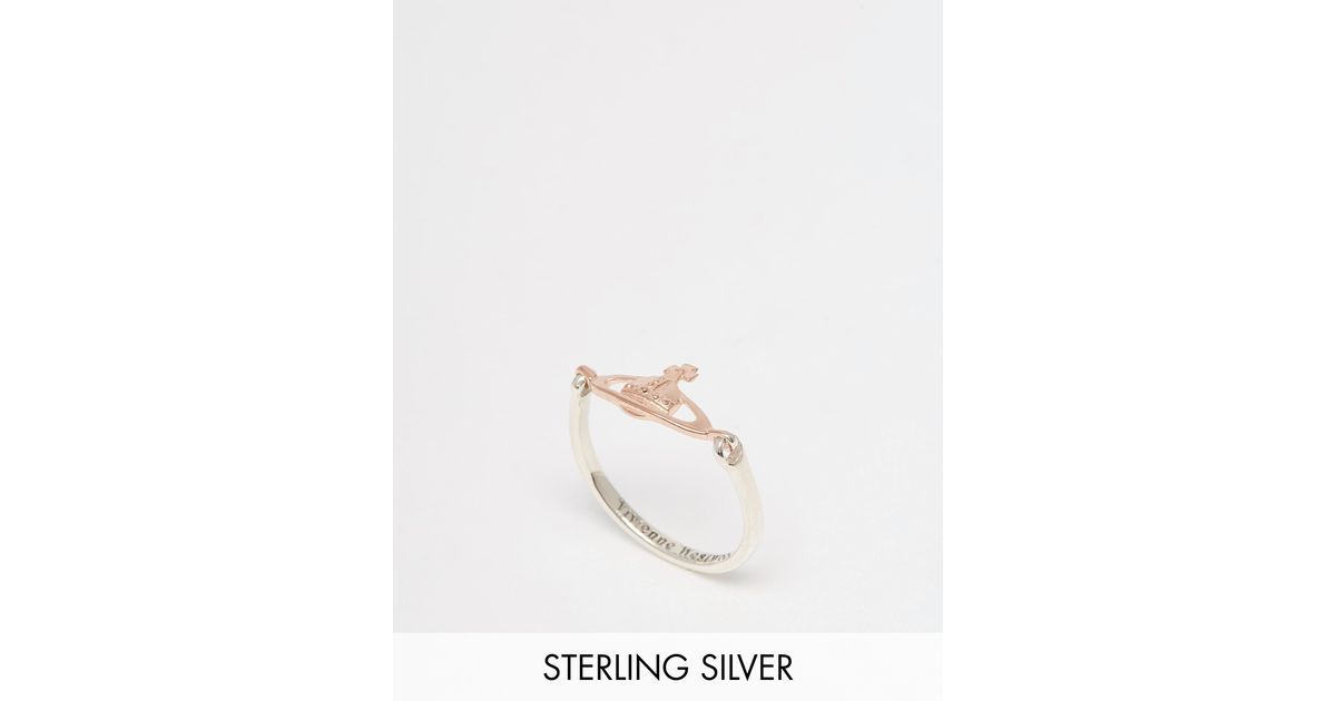 Vivienne Westwood Orb Vendome Ring in Metallic | Lyst Canada