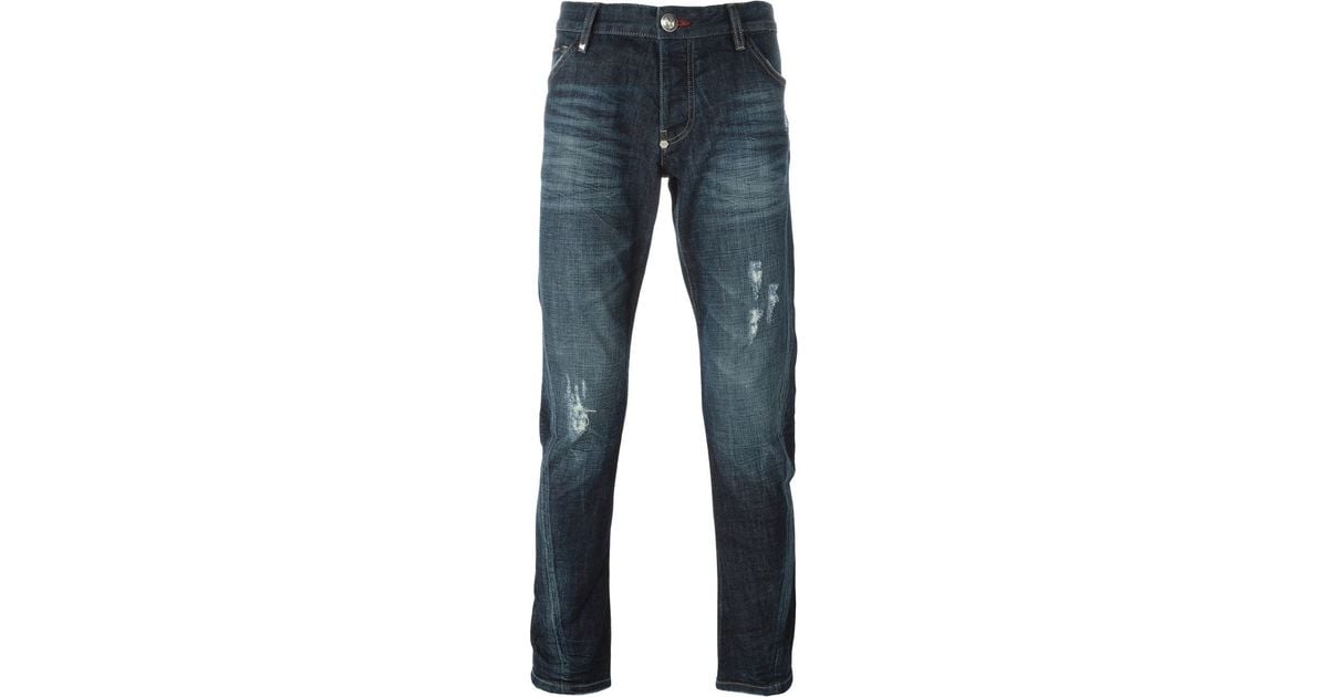 Philipp Plein 'illegal Fight Club' Jeans in Blue for Men | Lyst Philipp Plein 'illegal Fight Club' Jeans in Blue for Men | Lyst