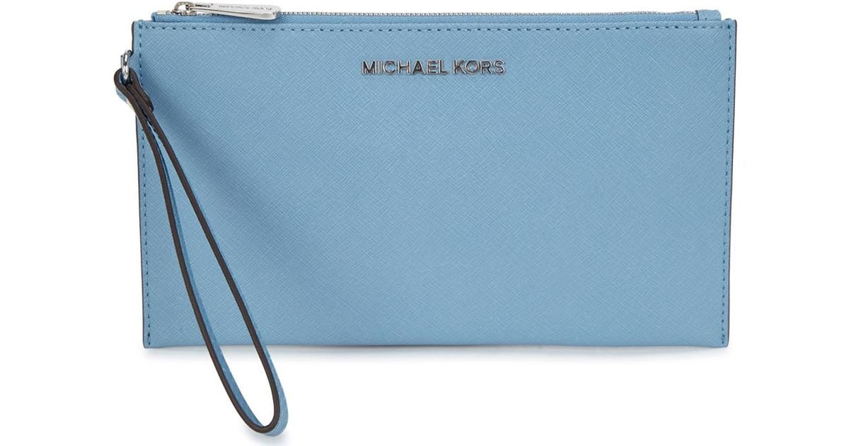 powder blue clutch bag