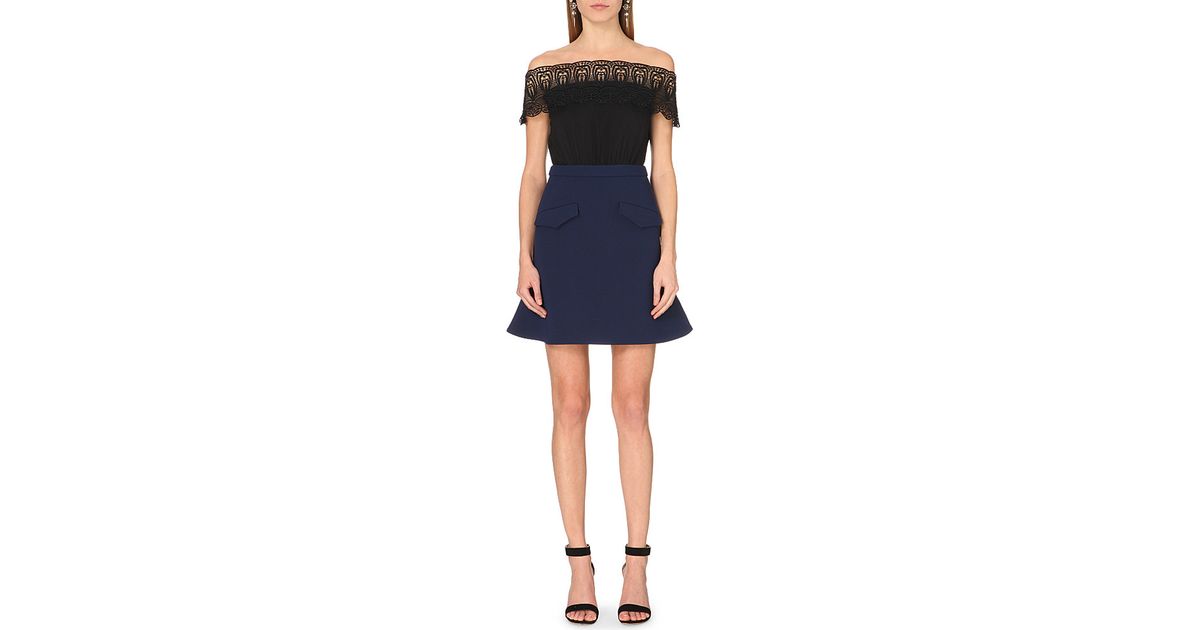 self portrait bardot dress