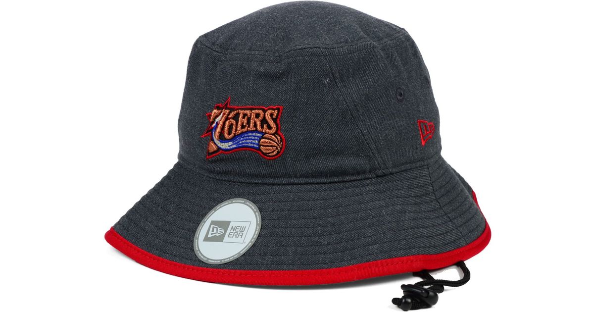 sixers bucket hat