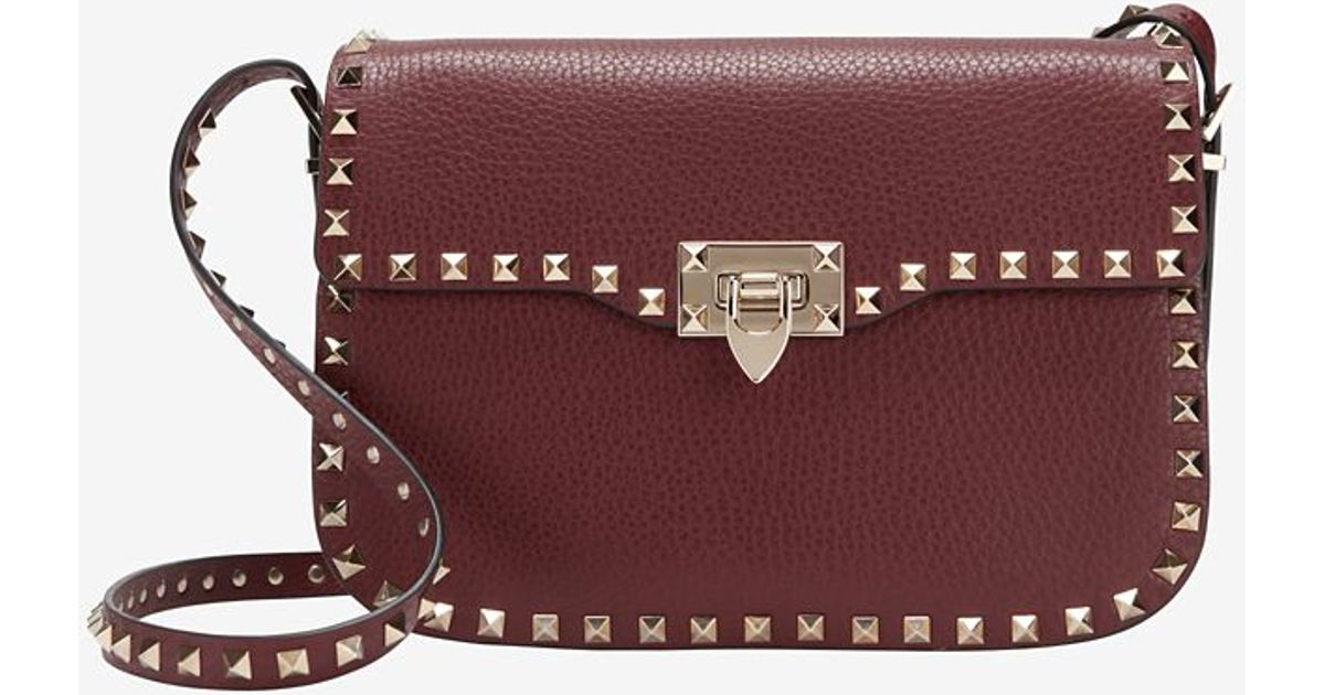 burgundy valentino bag