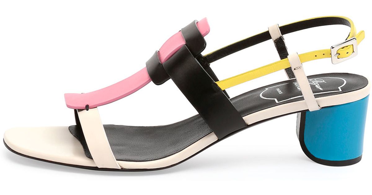 roger vivier block heels