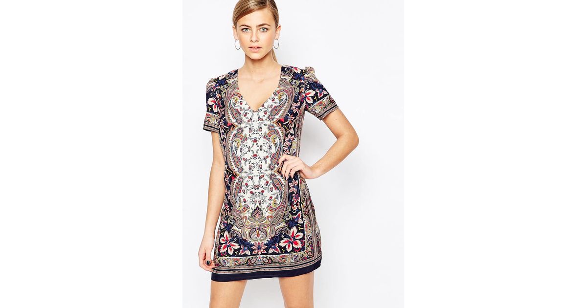 oasis paisley dress