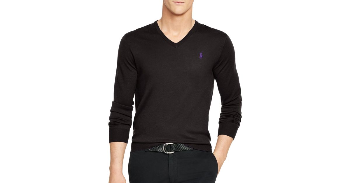 slim fit black jumper