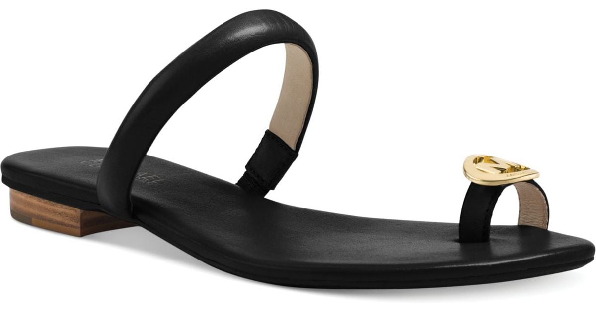 michael kors toe loop sandals