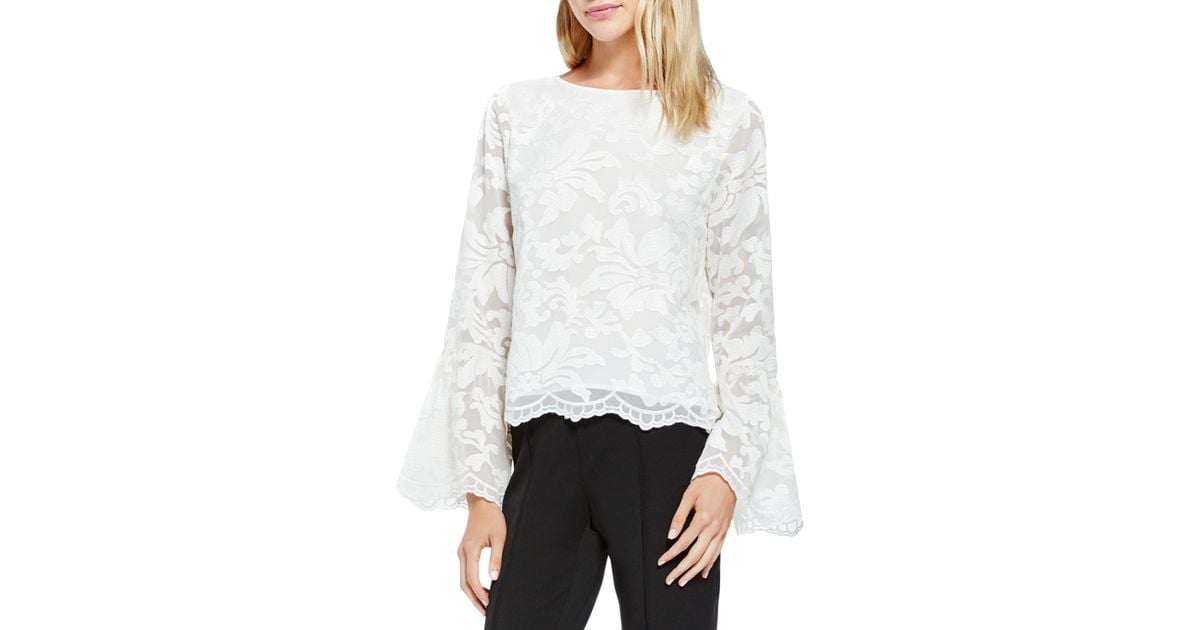 vince camuto bell sleeve top