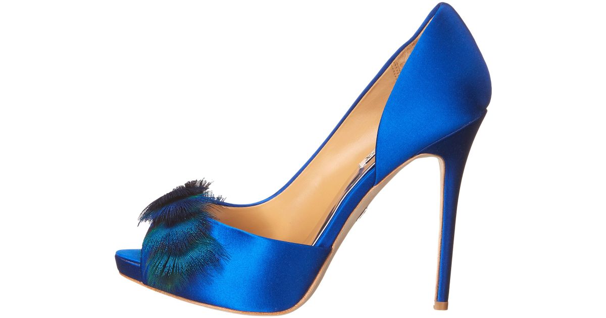 badgley mischka sapphire shoes