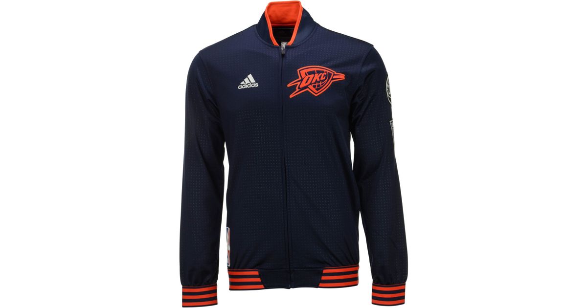 oklahoma city thunder warm up shirt