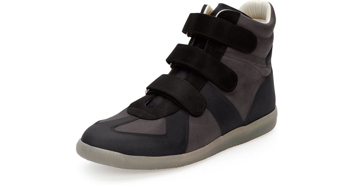 maison margiela strap sneakers