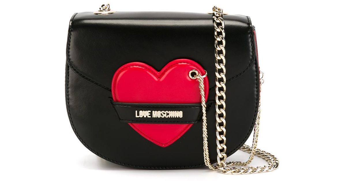 love moschino heart shaped bag