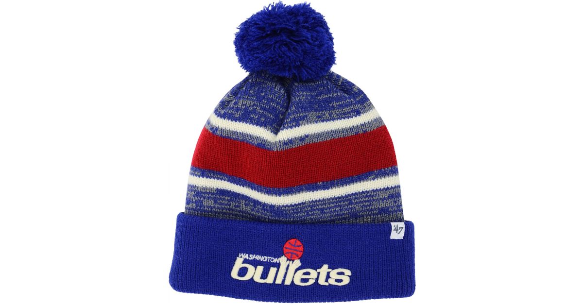 Washington Bullets Fairfax Knit Hat 