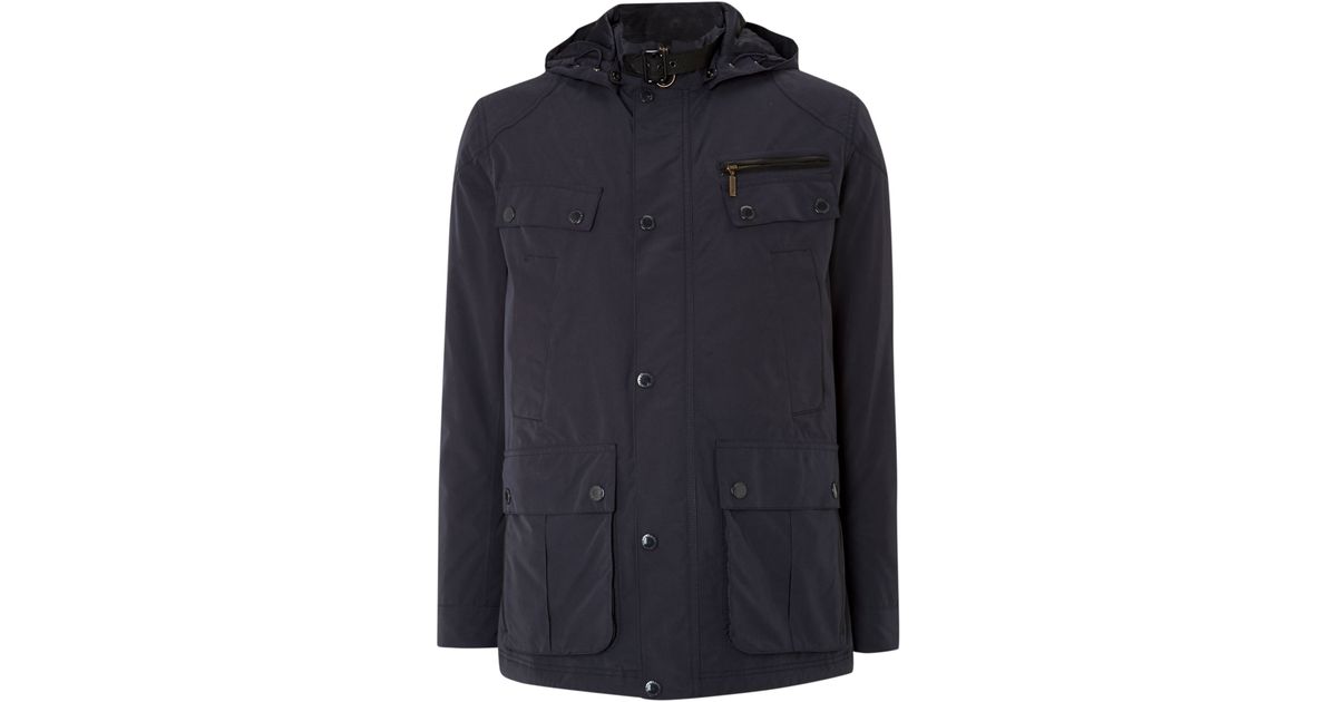 barbour outlaw jacket navy