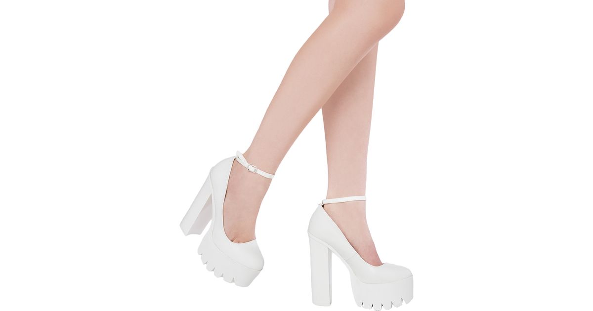 lug sole platform heels