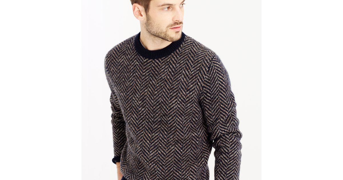 herringbone sweater mens