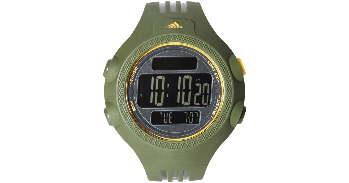adidas green watch