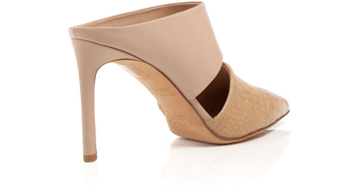 closed toe slide heels