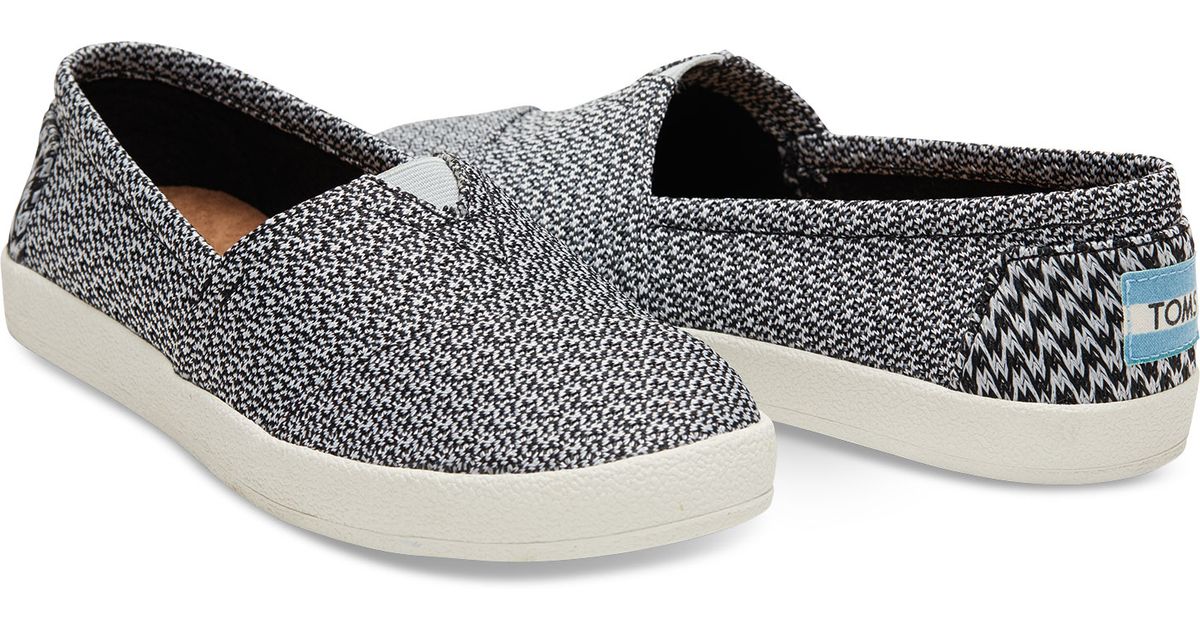 toms black avalon women's