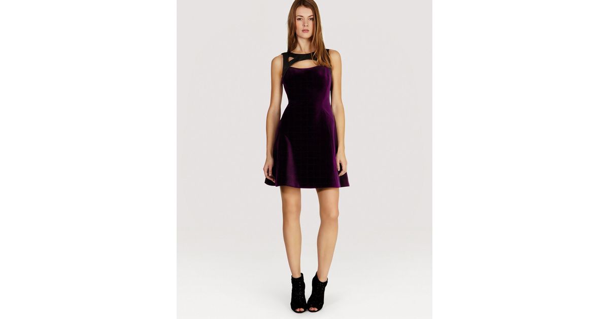 karen millen velvet dress
