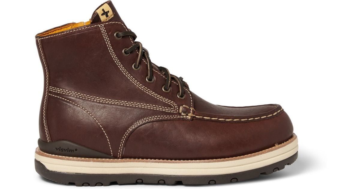 Leather Boots Visvim Kainai Visvim ダークブラウン モカシン ブーツ