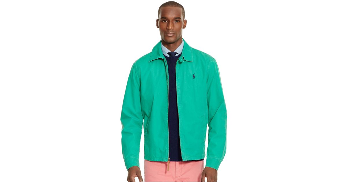 green polo ralph lauren jacket