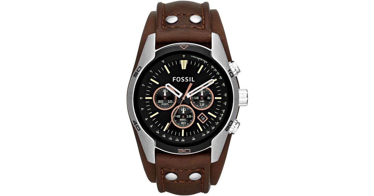 Fossil Double Strap Watch Flash Sales 