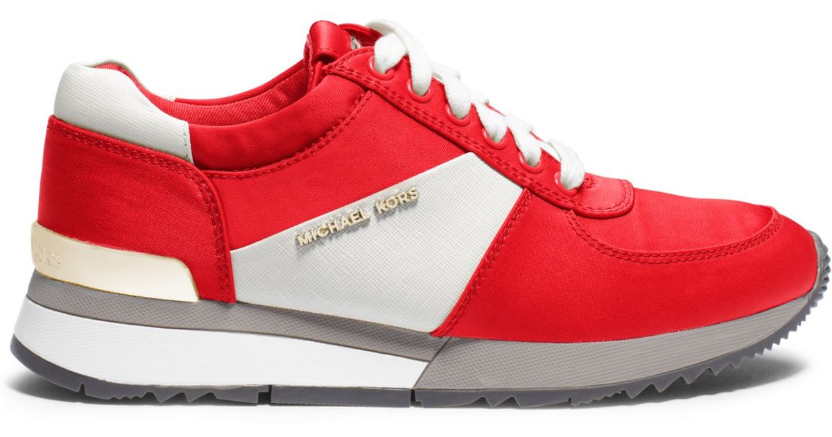 michael kors red sneakers