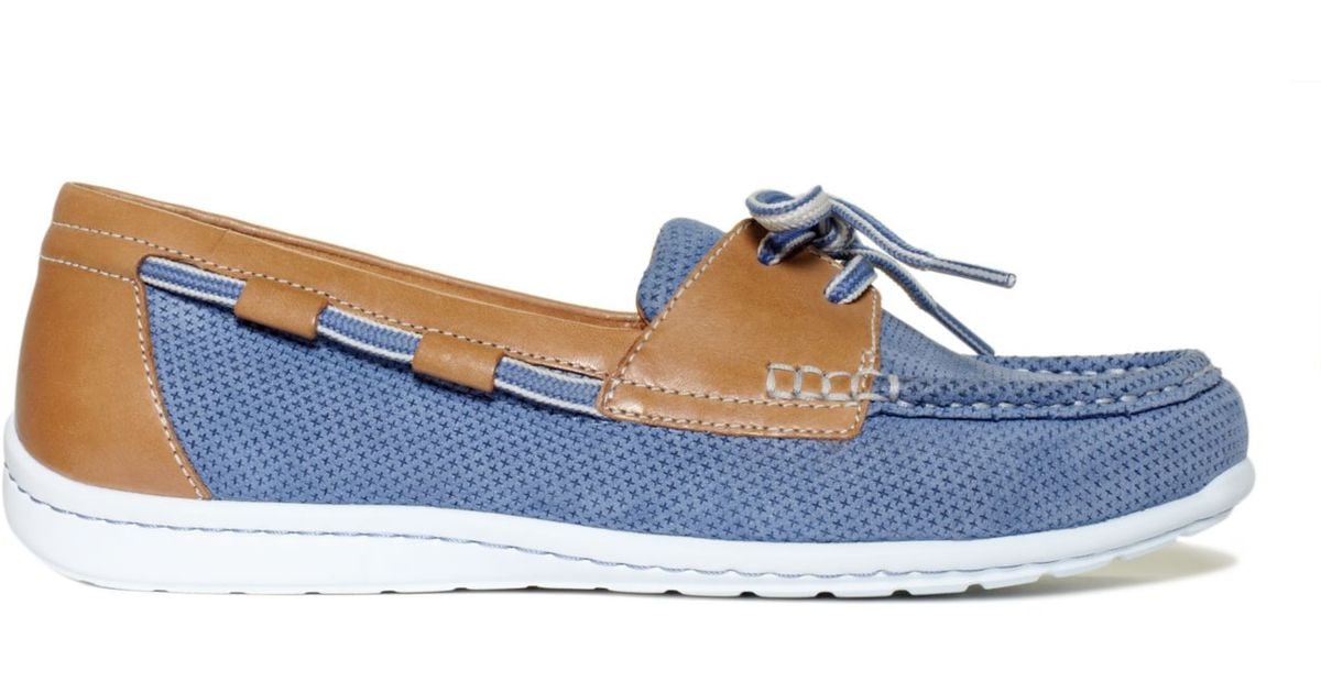 Cliffrose Sail Boat Shoes in Blue 