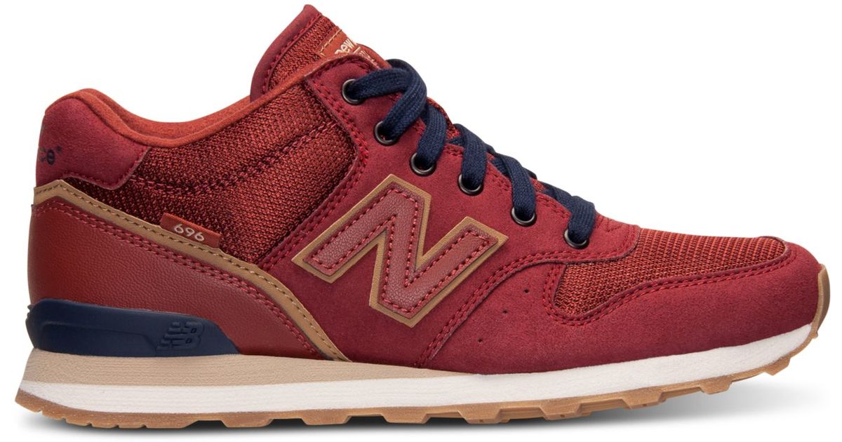 new balance 696 burgundy