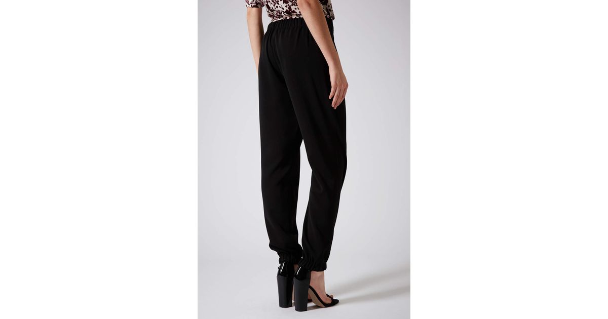 topshop joggers black