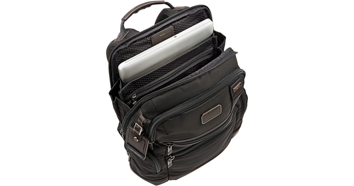 Tumi Alpha Bravo Hickory Knox Backpack In Black For Men Lyst