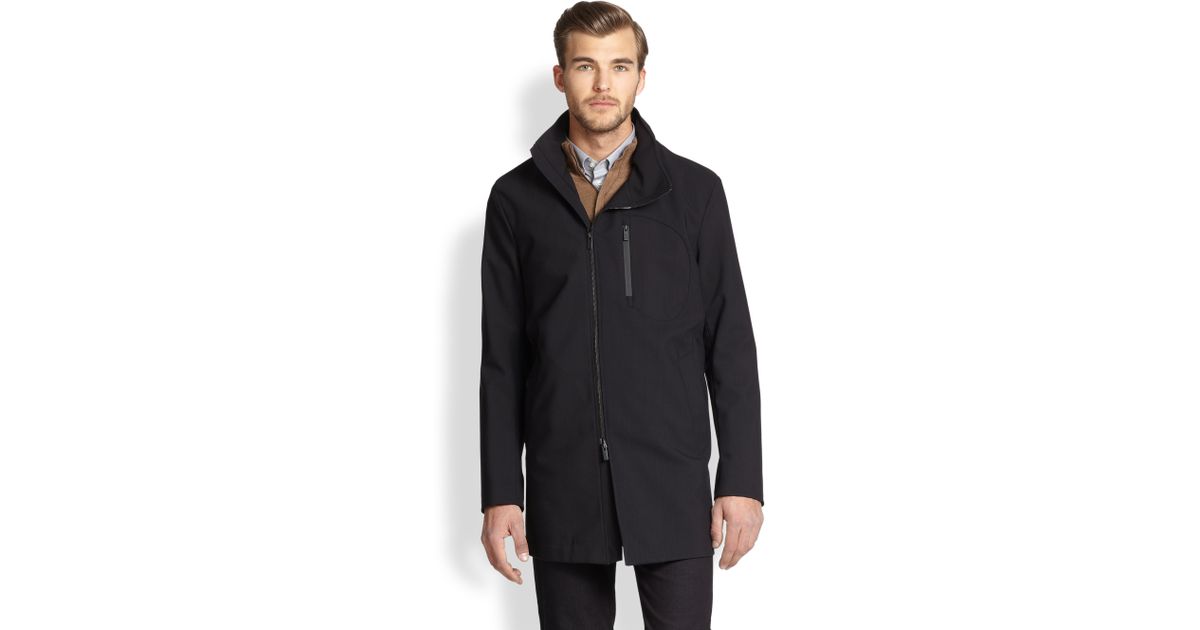 armani raincoat