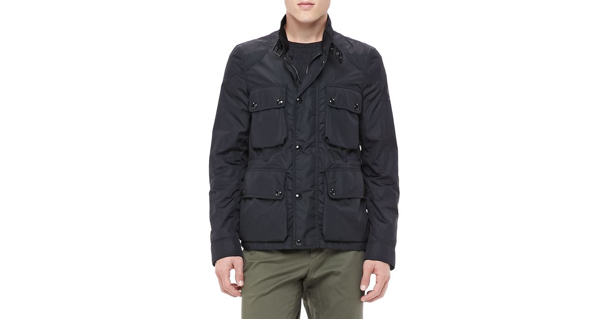 Belstaff Lightweight Field Jacket Black for Men Lyst