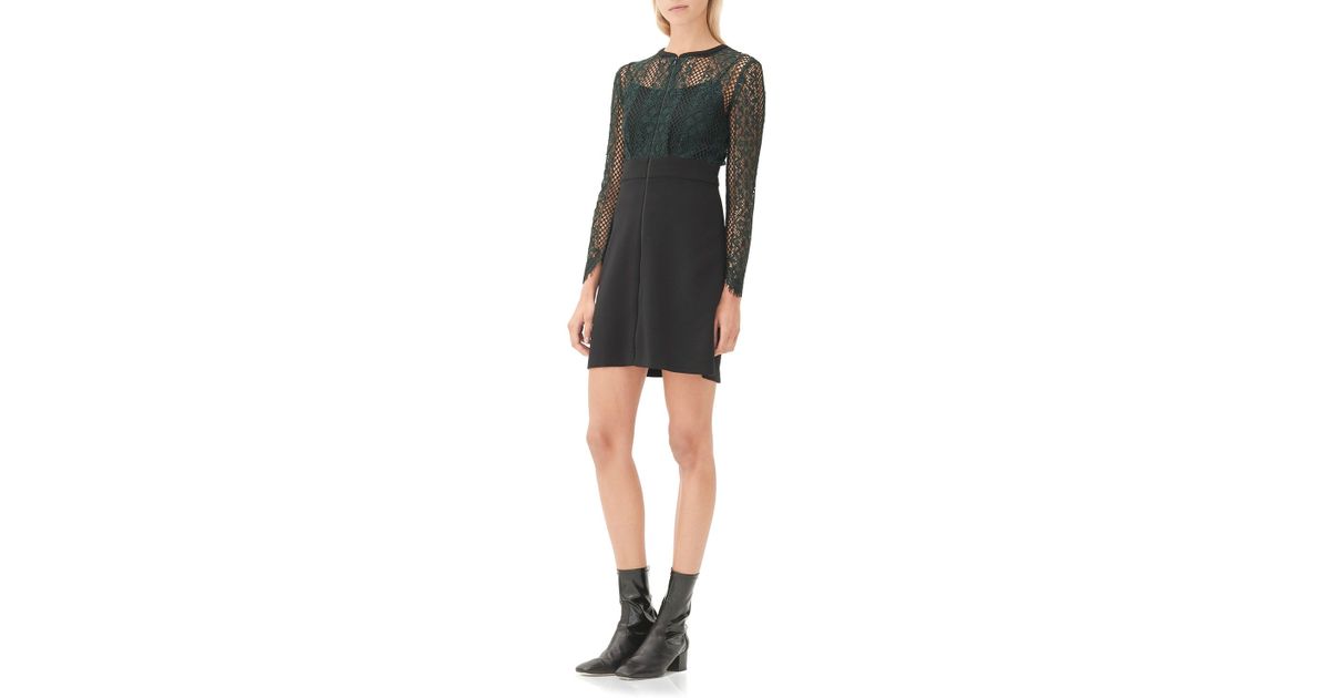 sandro green dress