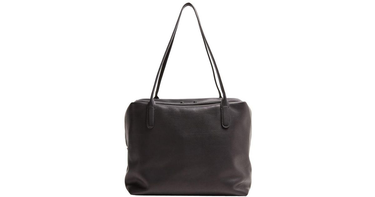 The Row Henri Tote Bag in Black | Lyst