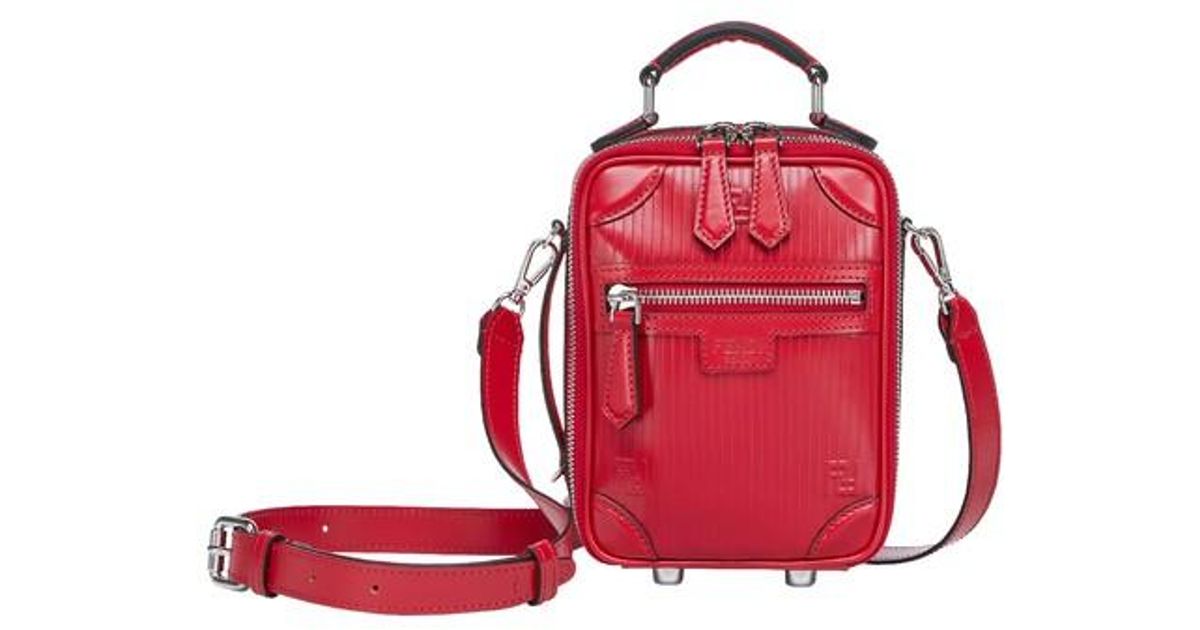 Fendi 3 Pockets Mini Bag in Red