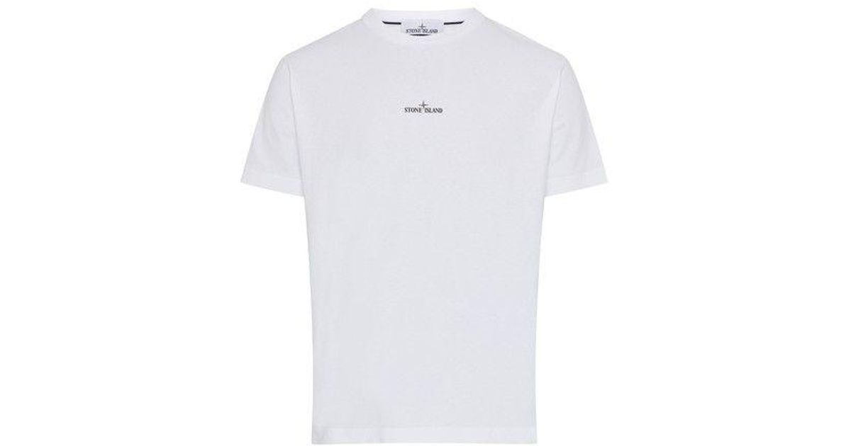 Stone Island 2ns82 Stamp Two Print in White for Men | Lyst