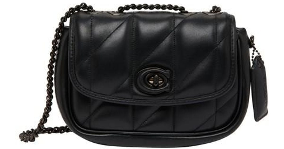 COACH Pillow Madison Shoulder Bag 18 With Quilting in Black Lyst
